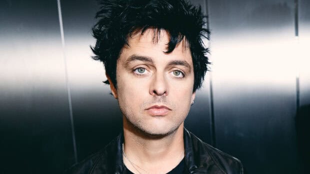 A close up portrait of Billie Joe Armstrong with expressive eyes, HD Desktop Wallpaper