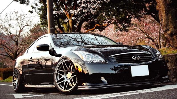 Showing its sleek design and stylish rims, HD Desktop Wallpaper