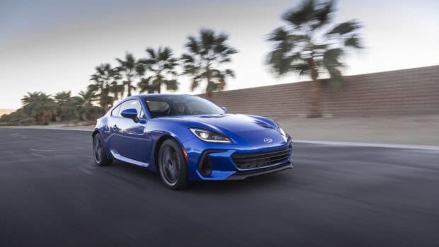 A Subaru Brz Wallpapers showing motion and speed, 4K Desktop Wallpaper