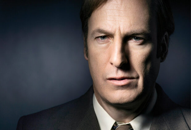 A close up portrait showing Bob Odenkirk with a serious expression, HD Desktop Wallpaper