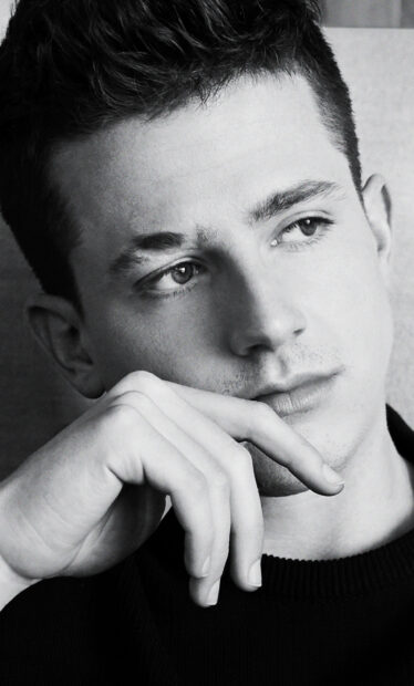 Charlie Puth Wallpapers shows a thoughtful close up portrait of the singer, HD Phone Wallpaper