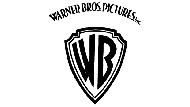 The image shows the classic Warner Bros logo design in a vintage style, 4K Desktop Wallpaper