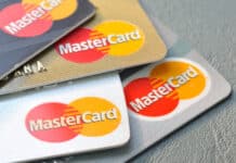 Mastercard logos are visible on several cards placed together, HD Desktop Wallpaper