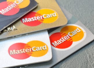 Mastercard logos are visible on several cards placed together, HD Desktop Wallpaper