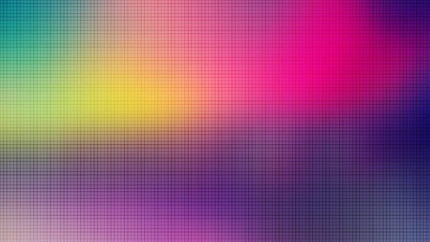 A colorful pixel art grid with smooth gradient colors representing backdrop wallpapers, 4K Desktop Wallpaper