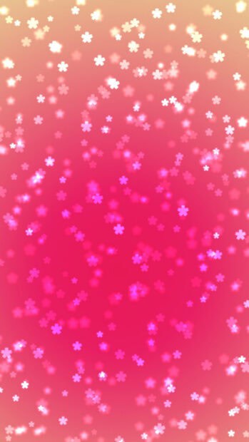 This image shows cool girly HD wallpapers 4K with pink and white floral bokeh effect, HD Mobile Wallpaper