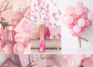A collage of pink beauty products, shoes, and candy with cool girly HD wallpapers 4K theme, HD Phone Wallpaper