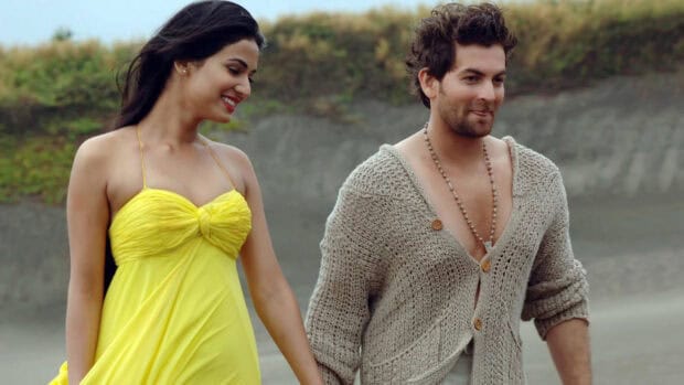 A couple smiling and walking together in a natural outdoor setting with Bollywood Wallpapers theme, HD Desktop Wallpaper