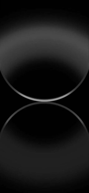 This image shows dark abstract circles with smooth gradient shading for iPhone 17 Wallpapers, HD iPhone Wallpaper
