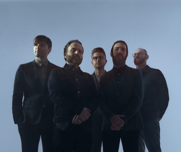 Death Cab For Cutie Wallpapers band members standing together with serious expressions, HD Phone Wallpaper
