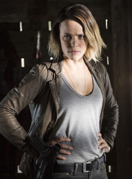 A determined character from True Detective tv series wearing a leather jacket, HD Desktop Wallpaper