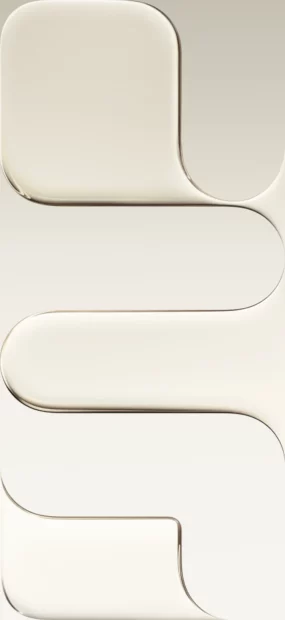 A smooth beige abstract shape design features flowing curves for iPhone 17 Wallpapers, 4K iPhone Wallpaper