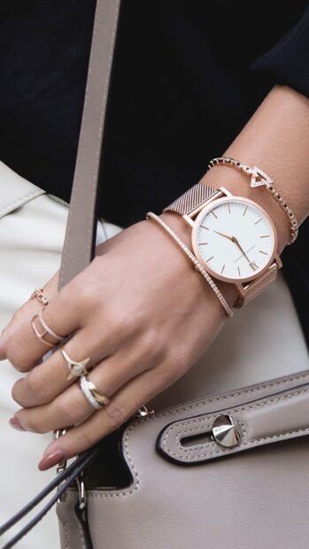 A close up of a wrist adorned with jewelry and a watch showcasing jewelry wallpapers, HD Mobile Wallpaper