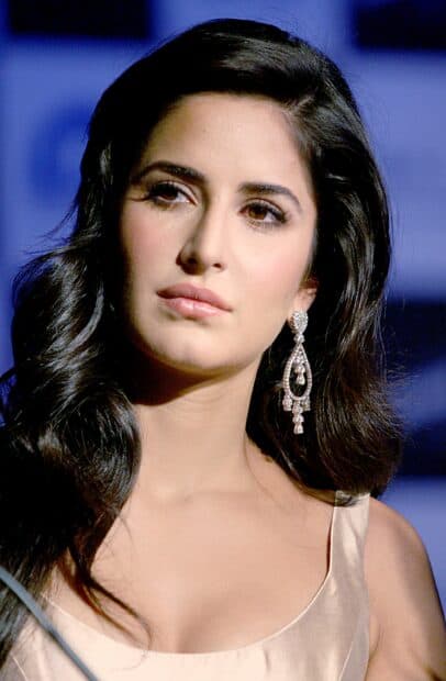 Katrina Kaif shows a serious expression in a close up portrait, 2K Mobile Wallpaper