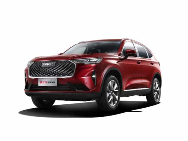 This Great Wall Motors SUV displays a sleek red design with modern features and sharp headlights, HD Desktop Wallpaper