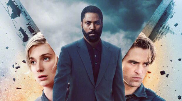 Elizabeth Debicki stands alongside two actors in a dramatic movie poster, HD Desktop Wallpaper