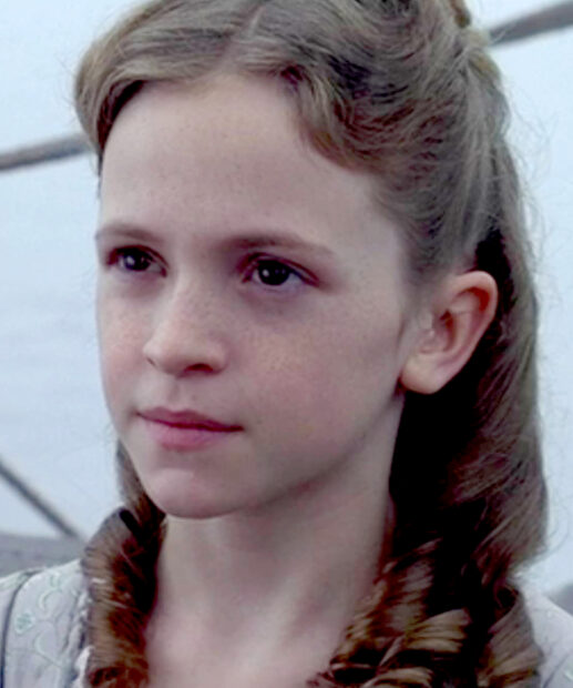 A close up of Elizabeth Swann from Pirates Of The Caribbean showing her thoughtful expression, HD Mobile Wallpaper