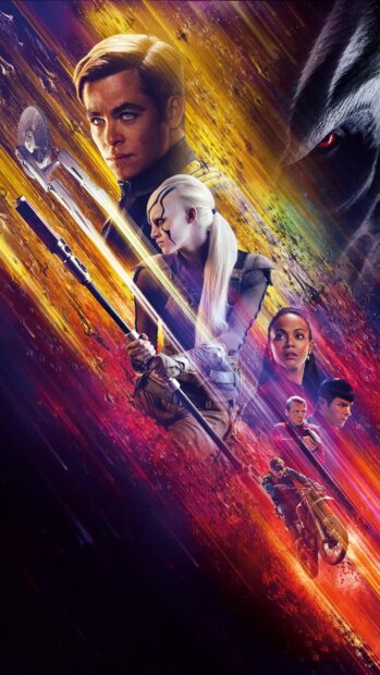 The image shows key sci fi characters in intense action scenes with vibrant colors and dramatic lighting, HD Phone Wallpaper