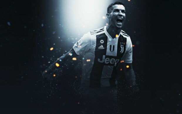A Juventus player celebrates with passion in the Forza Juve Wallpapers, HD Desktop Wallpaper