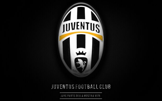 The Forza Juve wallpapers display the Juventus football club emblem on a dark background, HD Desktop Wallpaper