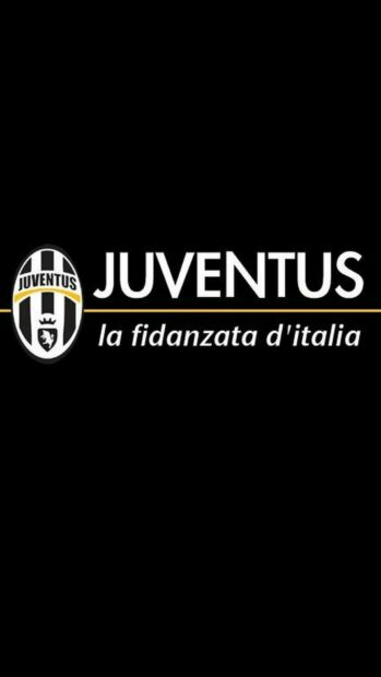 The Forza Juve wallpapers feature the black and white Juventus emblem with a slogan, HD Phone Wallpaper