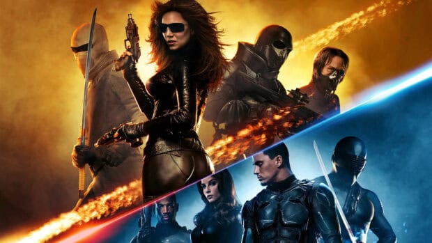 GI Joe Movie characters are ready for battle with intense poses and weapons, HD Desktop Wallpaper