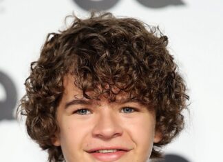 Gaten Matarazzo is smiling while wearing a black tuxedo and white bow tie, HD Phone Wallpaper