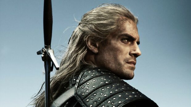 Geralt of Rivia is shown with his sword and armor in this The Witcher Tv Series image, 4K Desktop Wallpaper