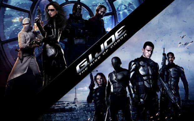 Gi Joe movie characters stand together ready for battle, HD Desktop Wallpaper