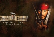 A fierce pirate character crosses his pistols in the scene of Gore Verbinski, 4K Desktop Wallpaper