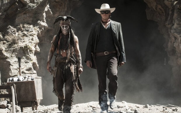 Gore Verbinski characters walking out of a cave with dramatic atmosphere, 2K Desktop Wallpaper