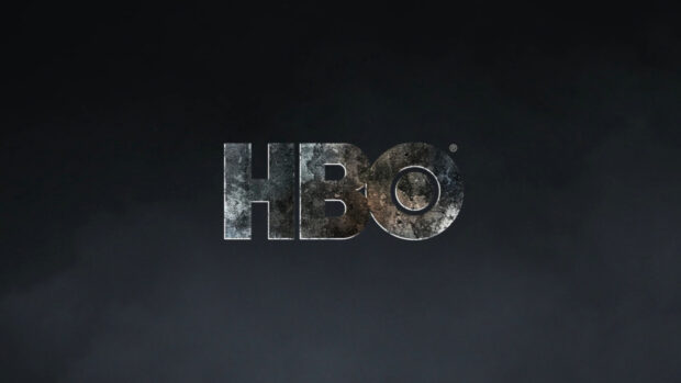 The HBO logo appears with a dark textured effect on a black background in this hbo wallpapers image, HD Desktop Wallpaper