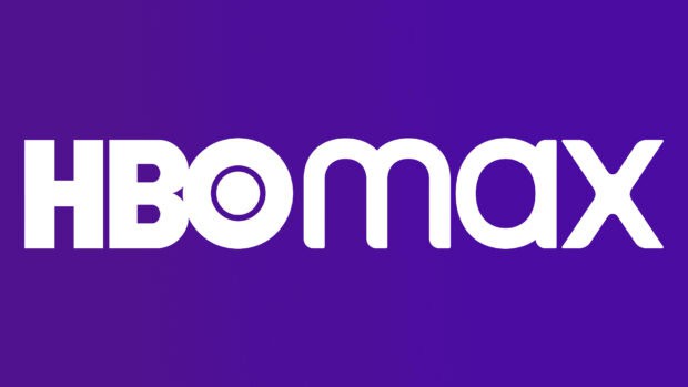 The HBO Max logo is displayed clearly on a solid purple background, 4K Desktop Wallpaper