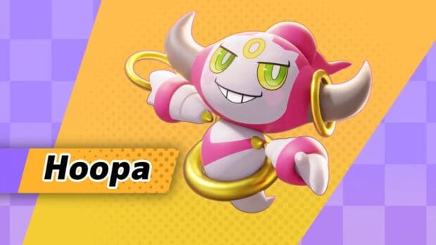 Hoopa wallpapers feature a vibrant character with rings and horns, HD Desktop Wallpaper