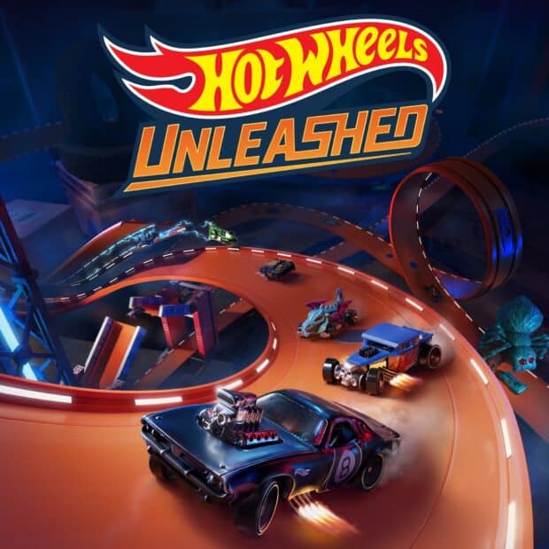 Hot Wheels unleash intense racing with vivid cars and tracks, HD Desktop Wallpaper