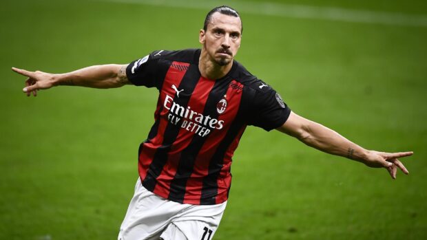 Zlatan Ibrahimovic is focused during the match playing for AC Milan, 2K Desktop Wallpaper