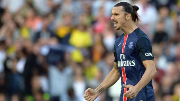 Zlatan Ibrahimovic showing passion on the field, HD Desktop Wallpaper
