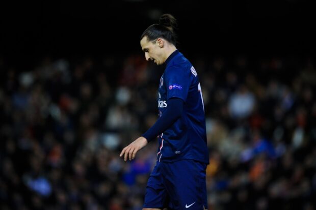 Zlatan Ibrahimovic walks on the pitch during a football match, HD Desktop Wallpaper