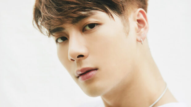 A close up portrait of Jackson Wang showing his calm expression, 4K Desktop Wallpaper