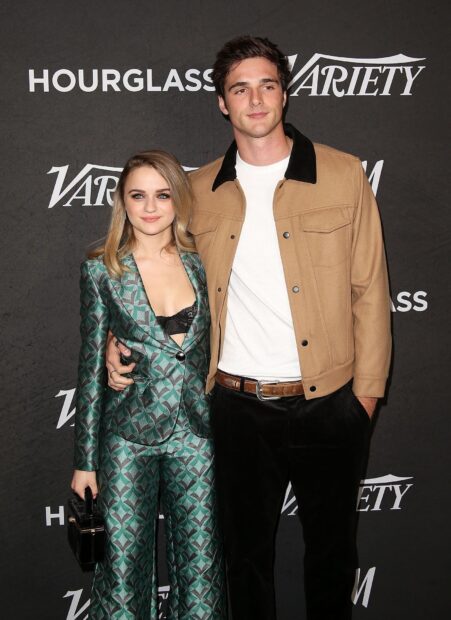 Jacob Elordi posing with a woman at a Variety event, HD Desktop Wallpaper