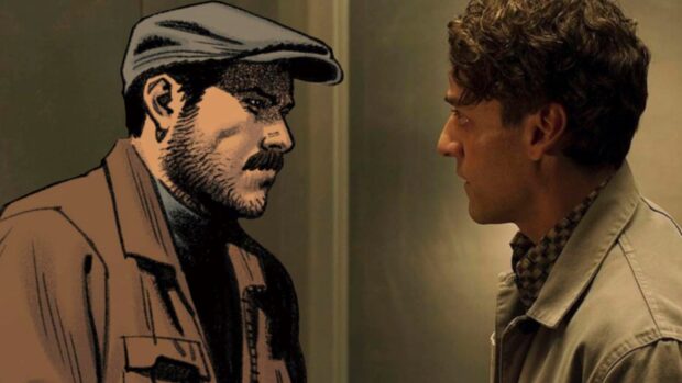 The image shows Jake Lockley confronting his other persona in a dramatic scene, HD Desktop Wallpaper