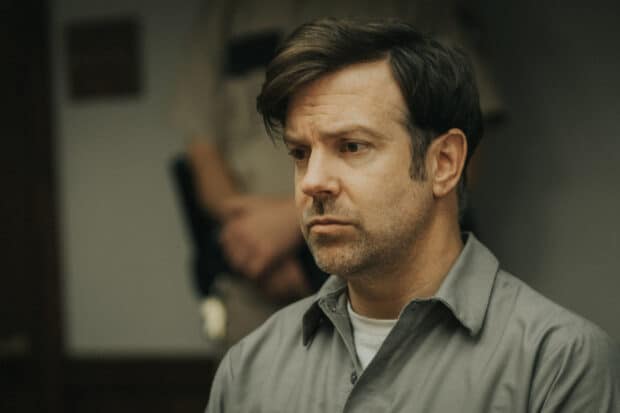 Jason Sudeikis wallpapers show a serious expression in a close up portrait, HD Desktop Wallpaper