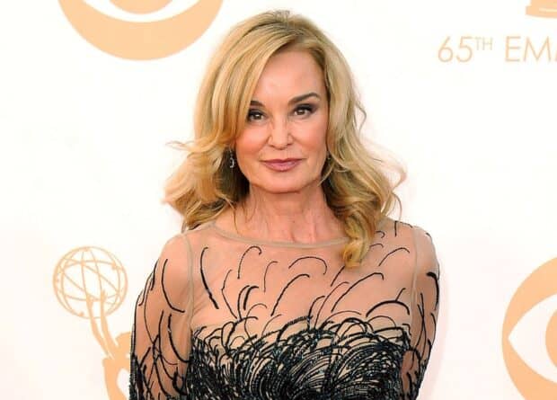 Jessica Lange is wearing a detailed black and nude dress at the Emmy Awards event, HD Desktop Wallpaper