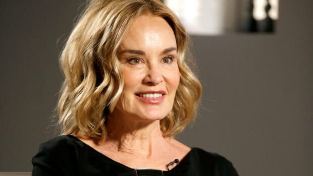 Jessica Lange smiles warmly in a close up portrait, HD Desktop Wallpaper