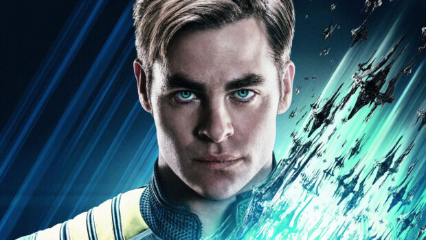 A close up portrait showing intense blue eyes and futuristic design in Jj Abrams, 2K Desktop Wallpaper