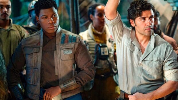 A group of characters from a Jj Abrams sci fi movie scene, HD Desktop Wallpaper