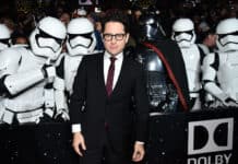 Jj Abrams stands in front of Star Wars stormtroopers and a crowd at a premiere event, HD Desktop Wallpaper