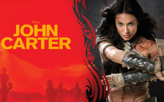 A fierce woman warrior from John Carter ready for battle, HD Desktop Wallpaper
