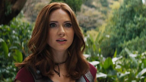 A close up of a surprised woman in Jumanji The Next Level, HD Desktop Wallpaper