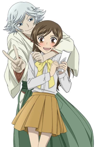 A happy scene featuring Kamisama Wallpapers characters in a warm embrace, HD Mobile Wallpaper